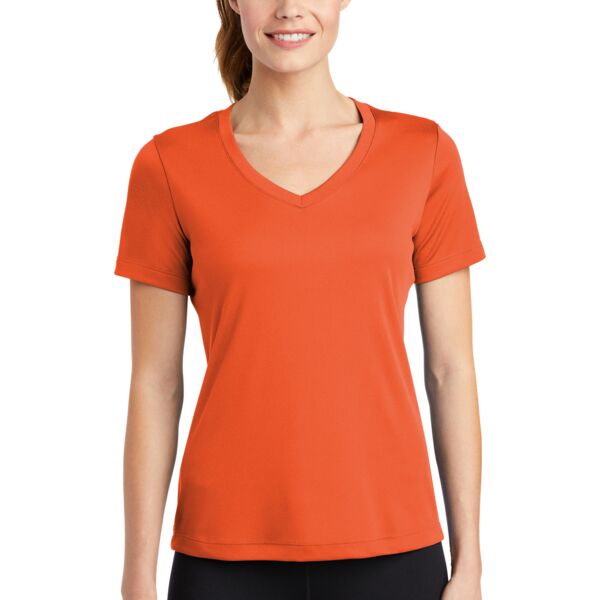 LMLL Ladies Dry Fit V Neck Tee  Thumbnail